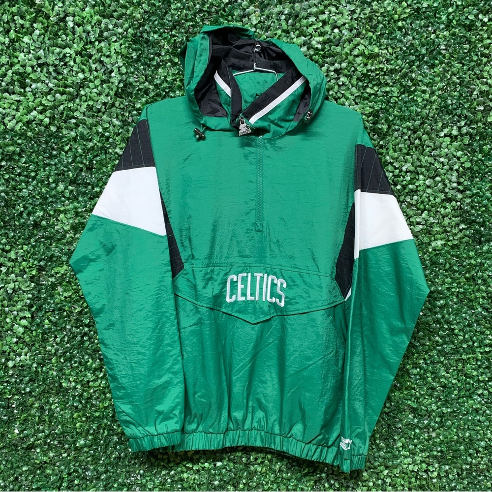 STARTER 🏀 (BOSTON CELTICS) 🍀 PULLOVER JACKET